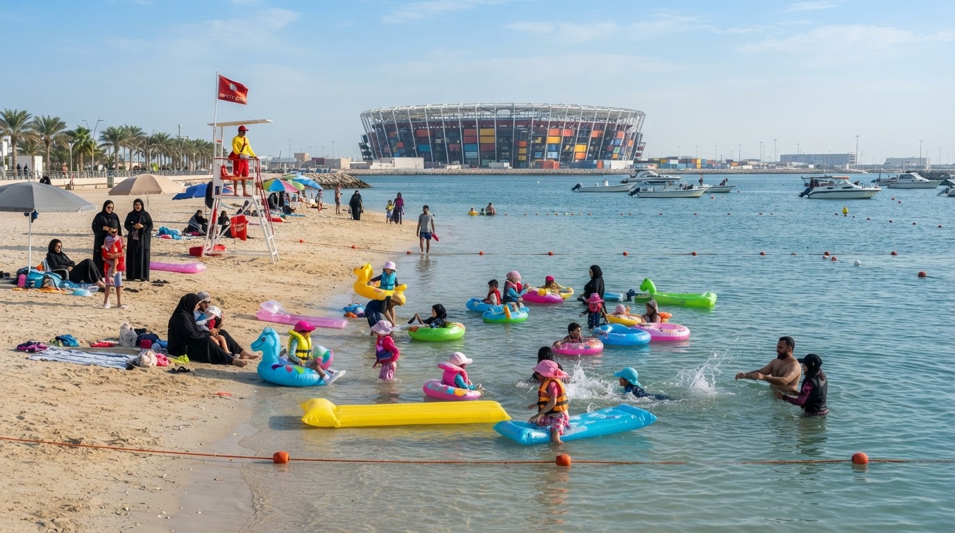 Floaties Festival في شاطئ 974 قطر 18 سبتمبر 2026