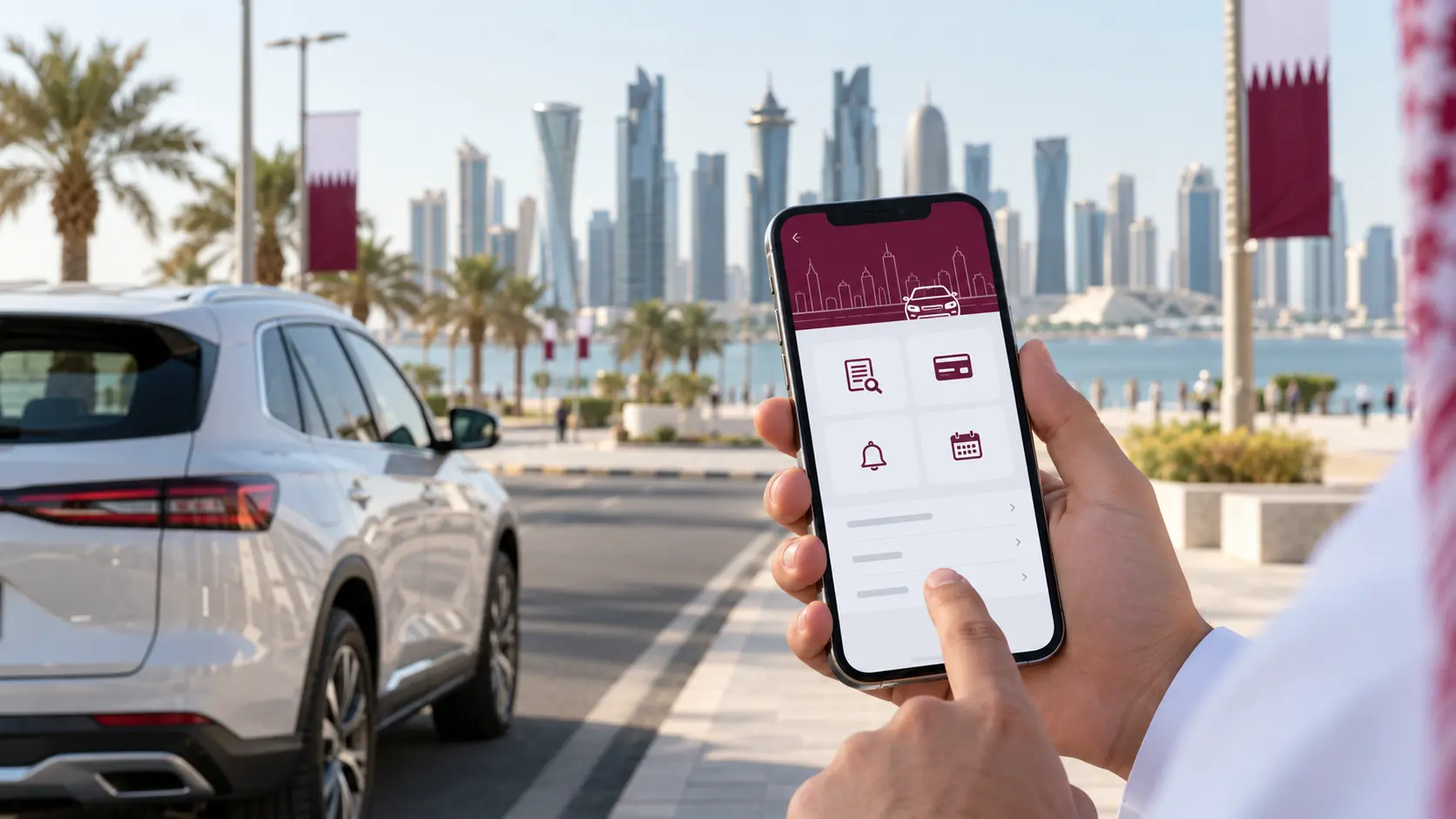 الاستعلام عن المخالفات المرورية في قطر عبر الهاتف