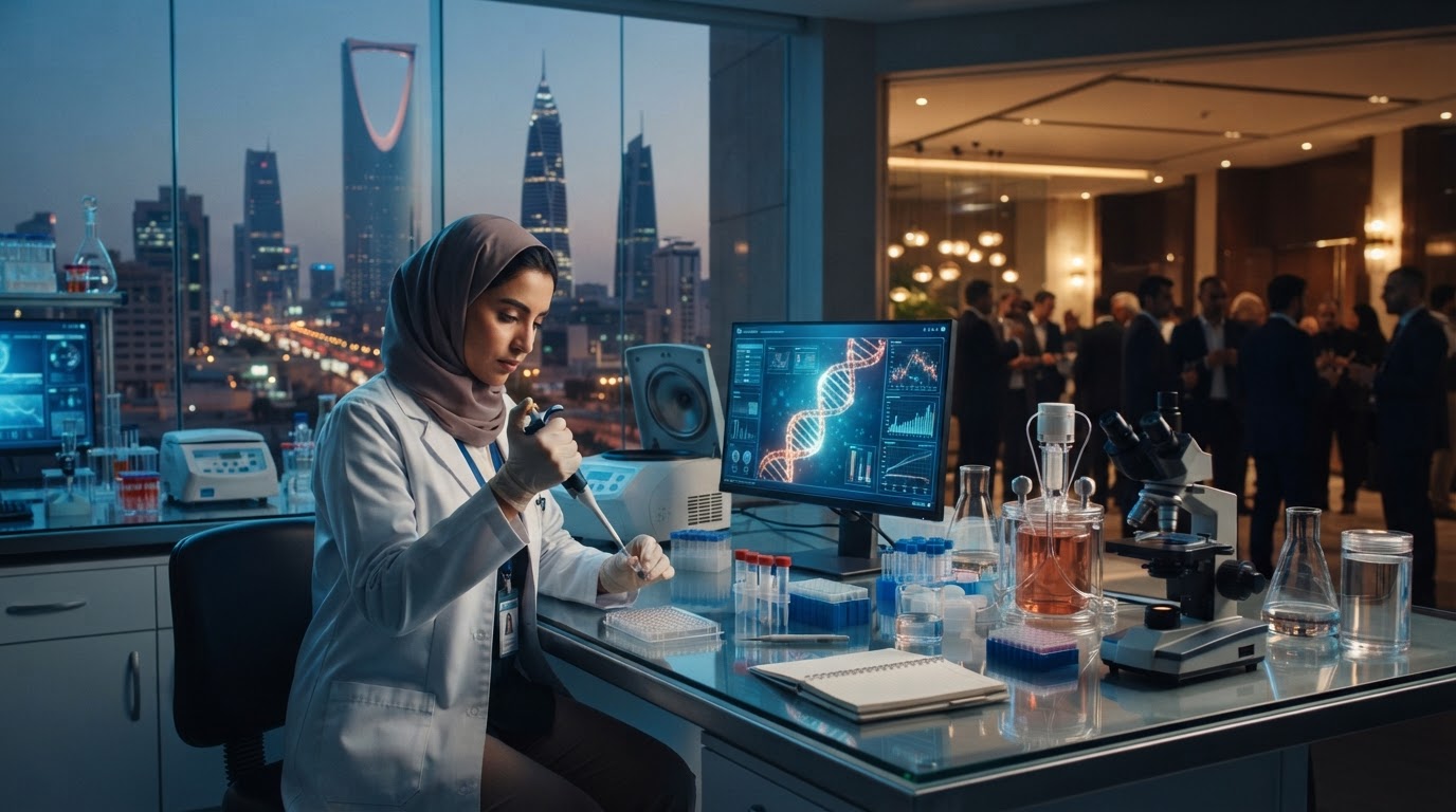 مختبر سعودي للتقنية الحيوية والبحث الجيني في الرياض