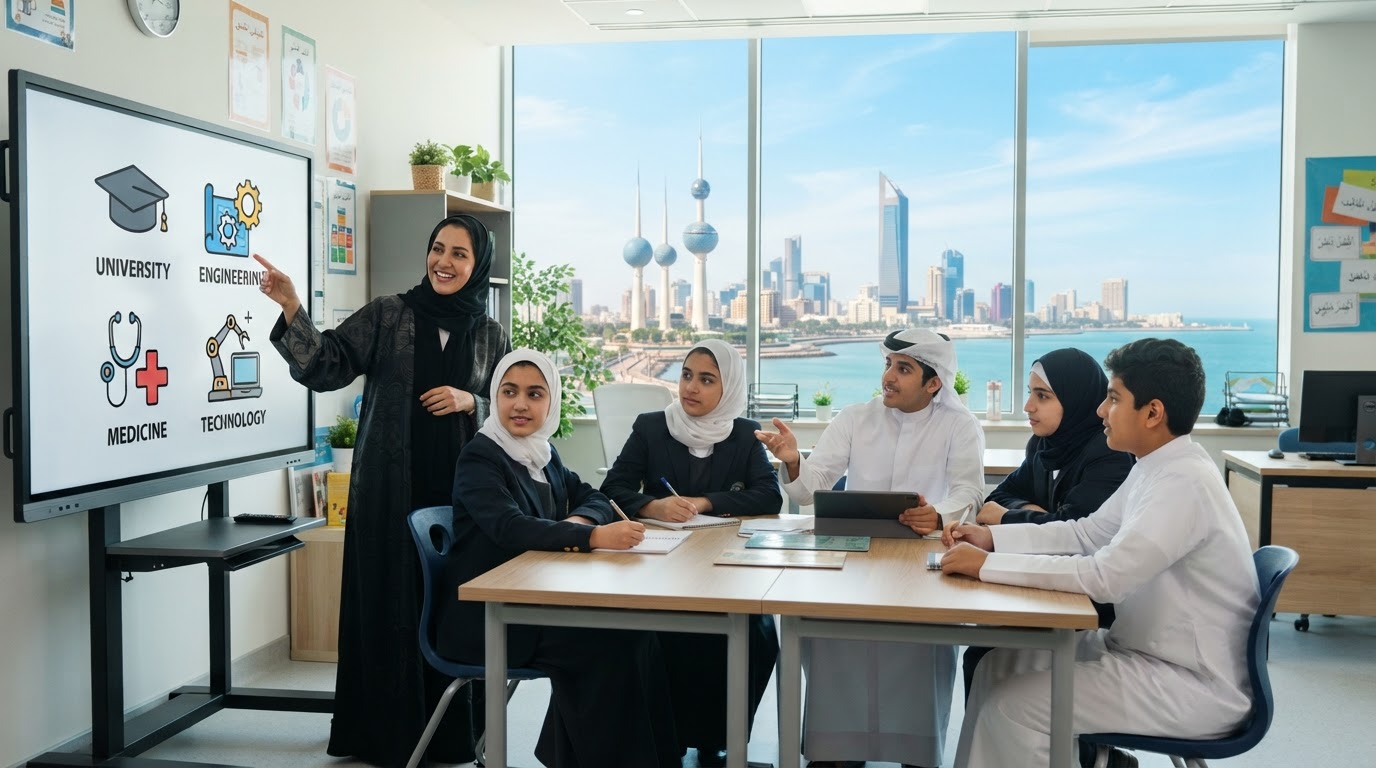 طلاب ثانوية في الكويت يتعرفون على المسارات التعليمية والجامعية